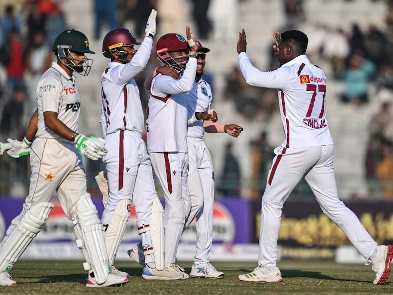 Warrican's 9 Wicket Haul Ends West Indies’ Historic Win after 34-Year in Pakistan